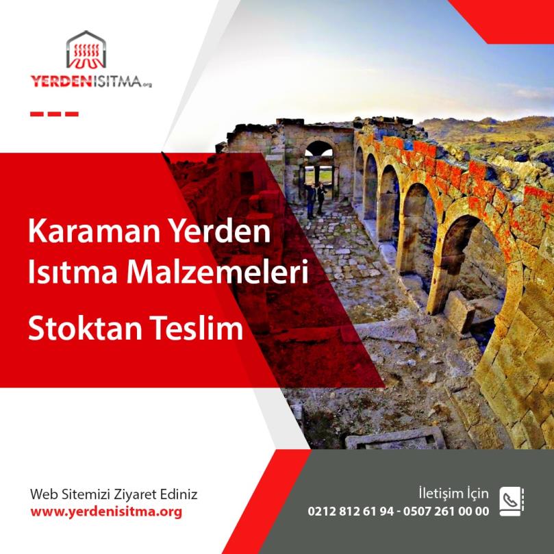 Karaman Yerden Isıtma Malzemeleri