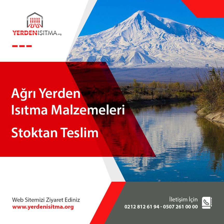 Ağrı Yerden Isıtma Malzemeleri