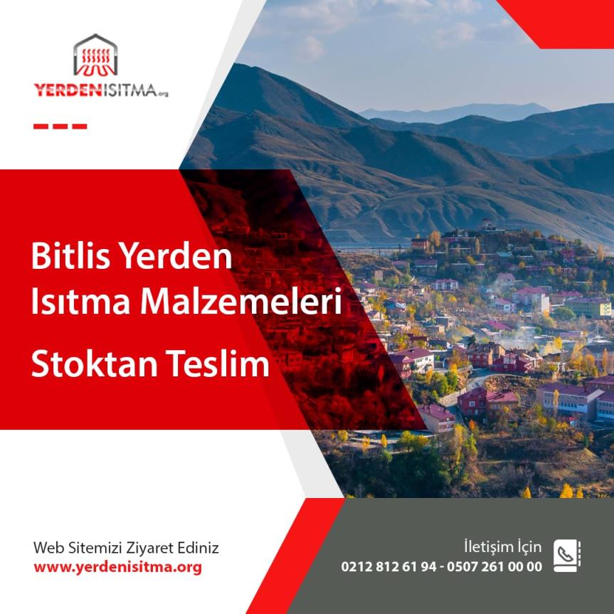 Bitlis Yerden Isıtma Malzemeleri
