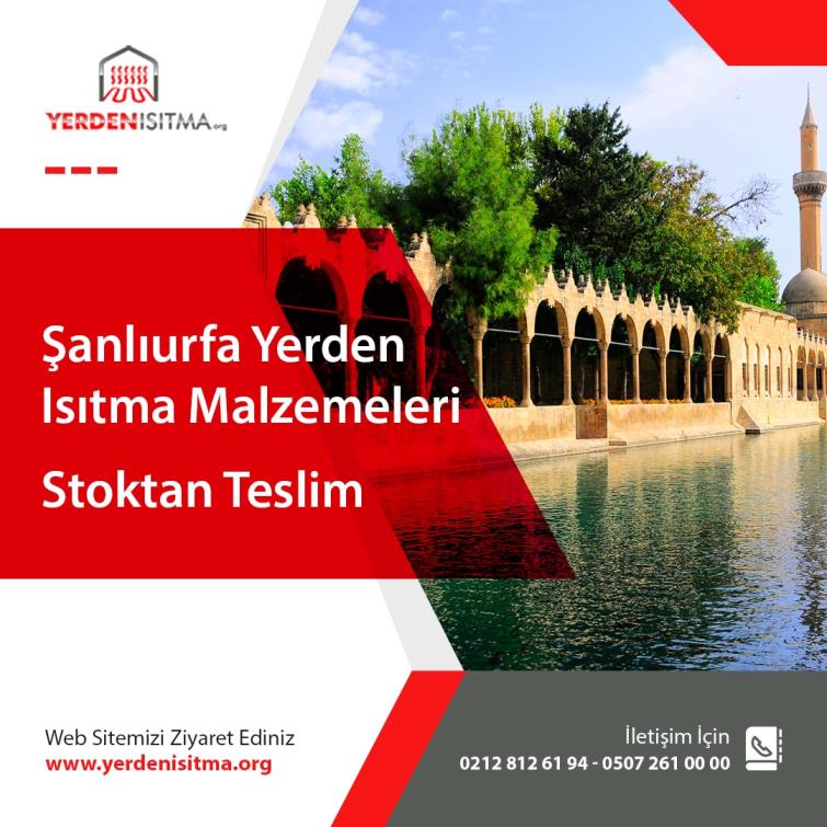 Şanlıurfa Yerden Isıtma Malzemeleri