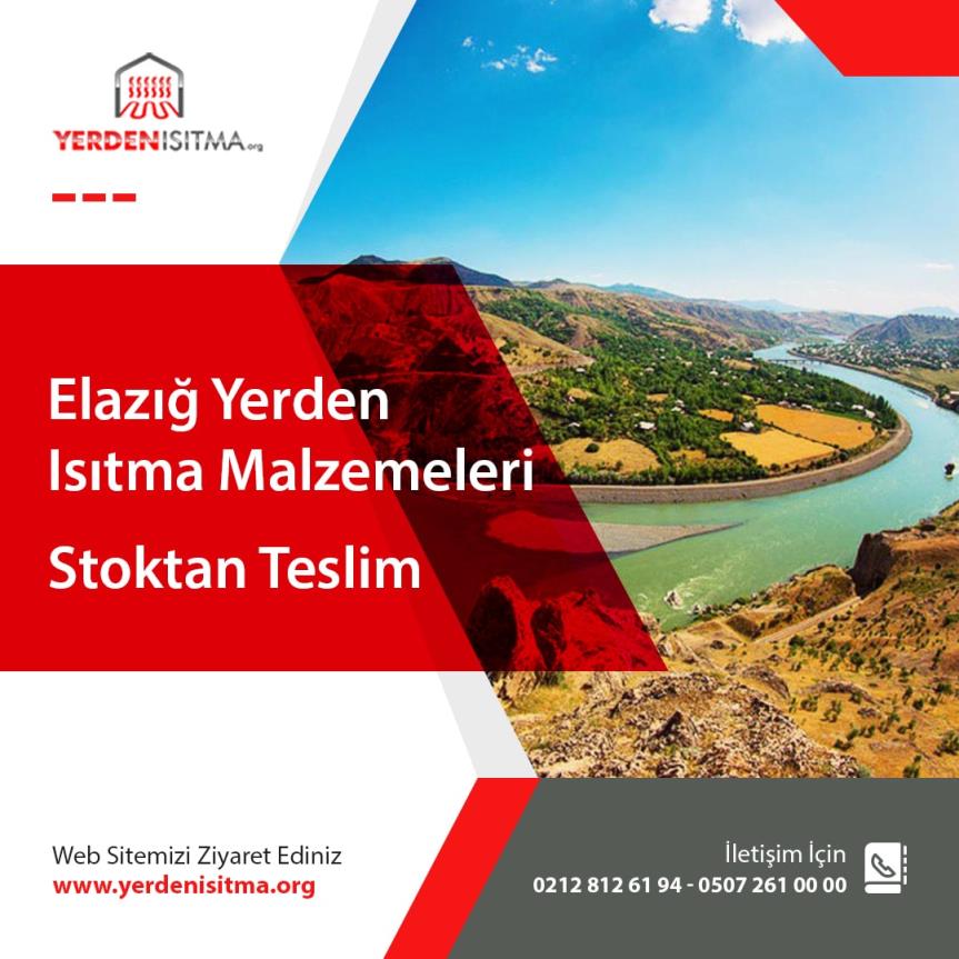 Elazığ Yerden Isıtma Malzemeleri